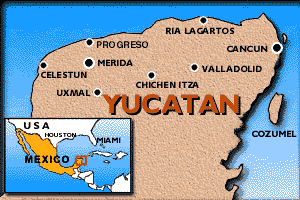 Many places to visit in Yucatan, Mexico